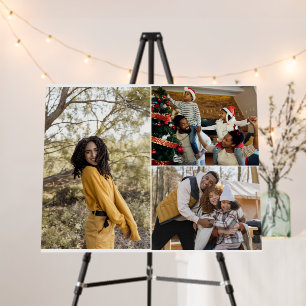 Design Your Own 3 Photo Collage Foam Board