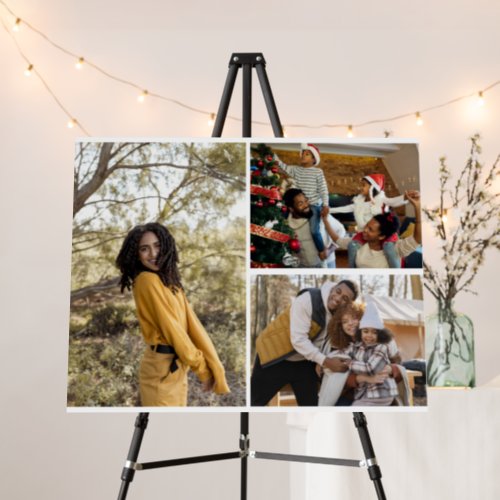 Design Your Own 3 Photo Collage Foam Board