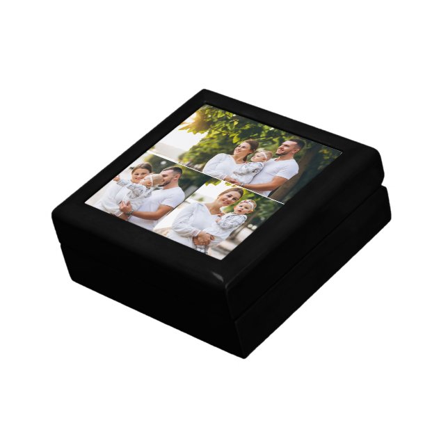 Design Your Own 3 Photo Collage Gift Box (Side)