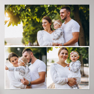 Design Your Own 3 Photo Collage Poster