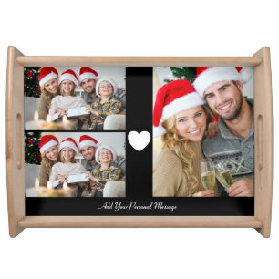Design Your Own 3 Photo Collage Serving Tray