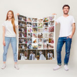 Design Your Own 40 Photo Collage Fleece Blanket<br><div class="desc">Customize your photography. You can make this custom product for special occasions like weddings,  birthdays,  Christmas,  Holidays,  Memorials,  Graduation,  Anniversaries and more. It can also be given as a gift to your best friend,  close friend,  family,  and relatives.</div>