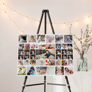 Design Your Own 40 Photo Collage Foam Board