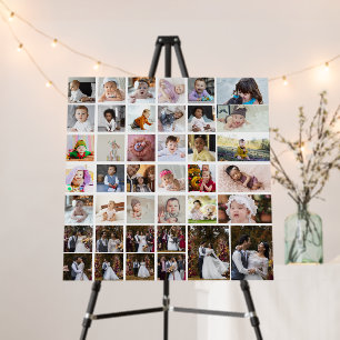 Design Your Own 40 Photo Collage Foam Board