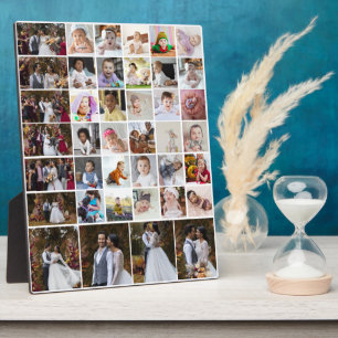 Design Your Own 40 Photo Collage Plaque