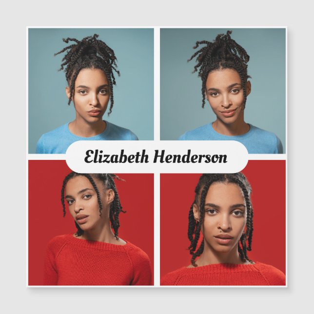 Design Your Own 4 Photo Collage (Front)