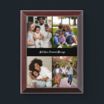 Design Your Own 4 Photo Collage Award Plaque<br><div class="desc">Customize your photography. You can make this custom product for special occasions like weddings,  birthdays,  Christmas,  Holidays,  Memorials,  Graduation,  Anniversaries and more. It can also be given as a gift to your best friend,  close friend,  family,  and relatives.</div>