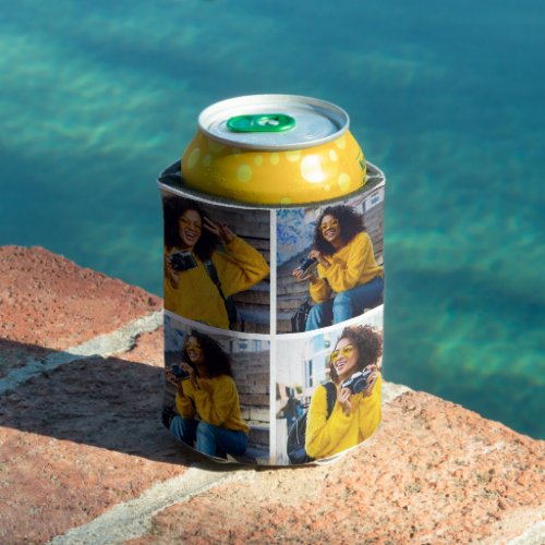 Design Your Own 4 Photo Collage Can Cooler