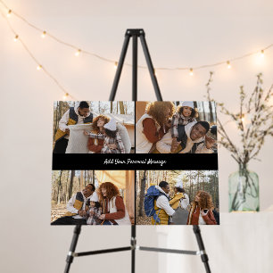 Design Your Own 4 Photo Collage Foam Board
