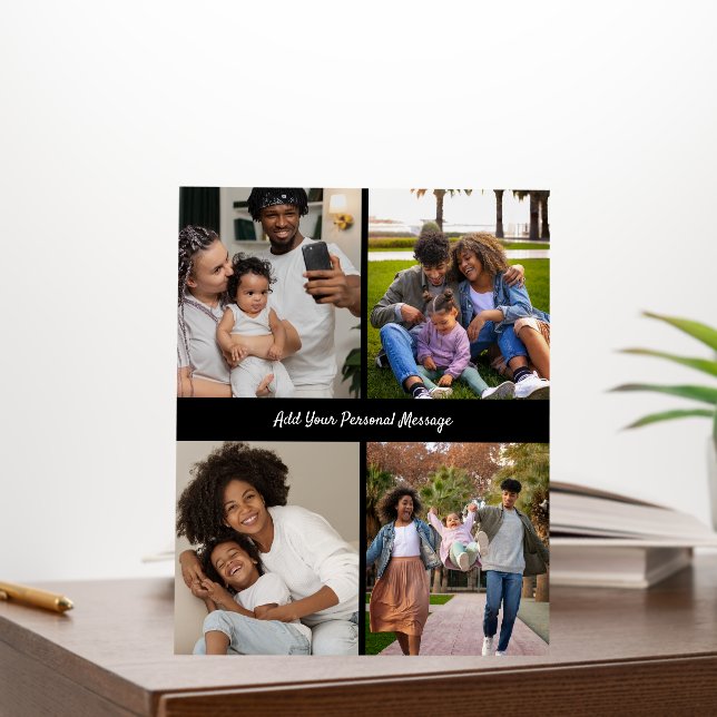 Design Your Own 4 Photo Collage Foam Board (In Situ (Office))