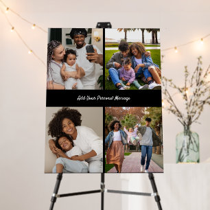 Design Your Own 4 Photo Collage Foam Board