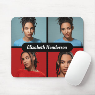 Design Your Own 4 Photo Collage Mouse Pad