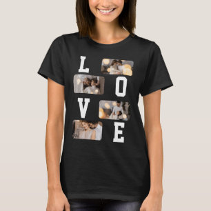 Design Your Own 4 Photo Collage T-Shirt