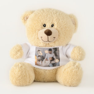 Design Your Own 4 Photo Collage Teddy Bear