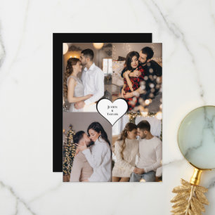 Design Your Own 4 Photo Collage Thank You Card