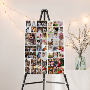 Design Your Own 50 Photo Collage Foam Board
