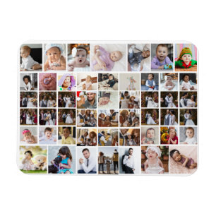 Design Your Own 50 Photo Collage Magnet