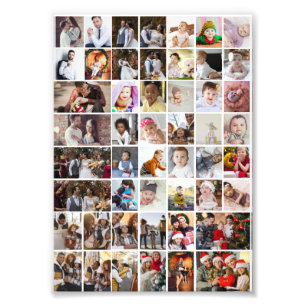 Design Your Own 50 Photo Collage Print