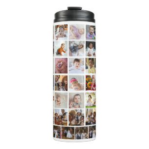 Design Your Own 50 Photo Collage Thermal Tumbler