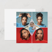 Design Your Own 5 Photo Collage (Front/Back)