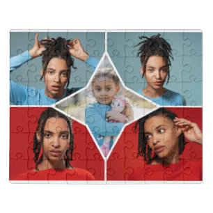 Design Your Own 5 Photo Collage Jigsaw Puzzle