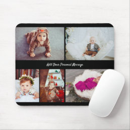 Design Your Own 5 Photo Collage Mouse Pad
