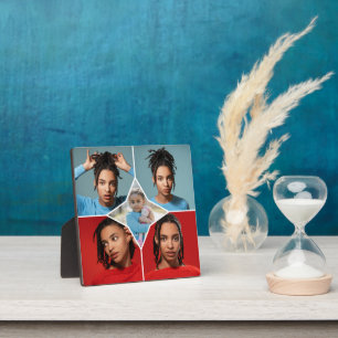 Design Your Own 5 Photo Collage Plaque