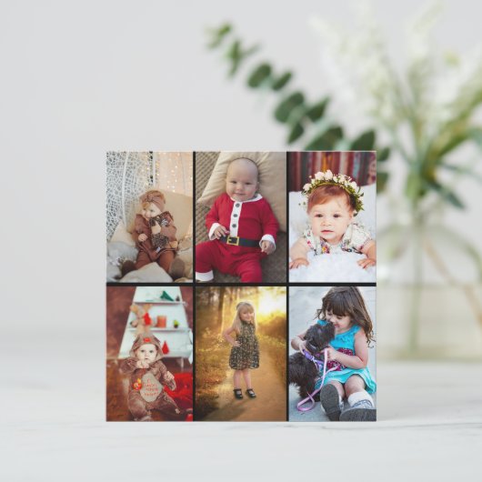 Design Your Own 6 Photo Collage (Standing Front)
