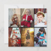 Design Your Own 6 Photo Collage (Front)