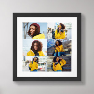 Design Your Own 6 Photo Collage Framed Art
