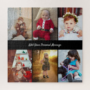 Design Your Own 6 Photo Collage Jigsaw Puzzle