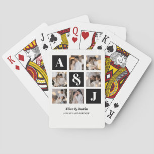 Design Your Own 6 Photo Collage Poker Cards