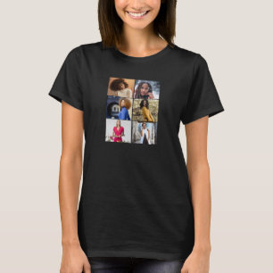Design Your Own 6 Photo Collage T-Shirt