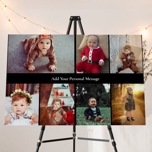 Design Your Own 7 Photo Collage Foam Board (In Situ (Stand))