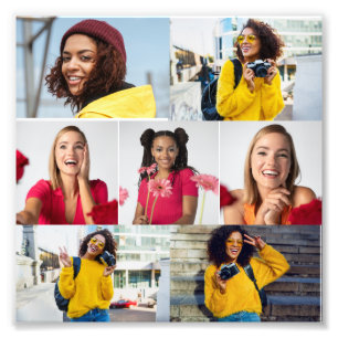 Design Your Own 7 Photo Collage Print