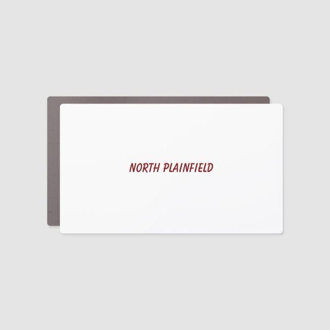 Design Your Own 7" X 12" Rectangle Rounded Car Magnet (Front)