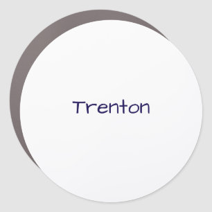Design Your Own 7" x 7" Large Circle Car Magnet