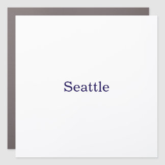 Design Your Own 7" x 7" Square Normal Car Magnet