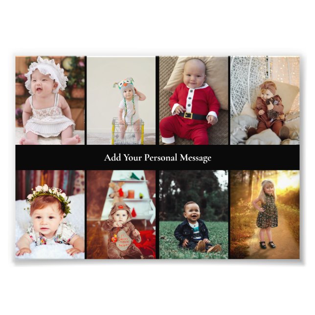 Design Your Own 8 Photo Collage (Front)