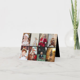 Design Your Own 8 Photo Collage Card