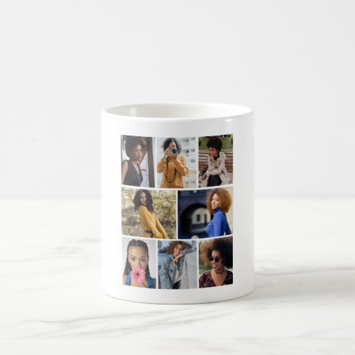Design Your Own 8 Photo Collage Coffee Mug