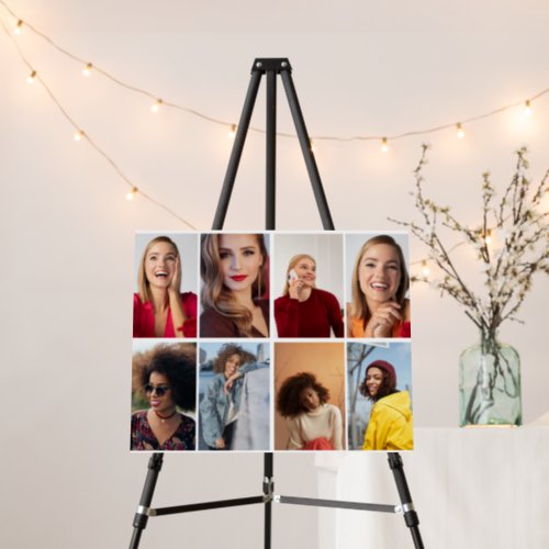 Design Your Own 8 Photo Collage Foam Board