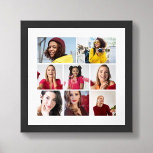 Design Your Own 8 Photo Collage Framed Art