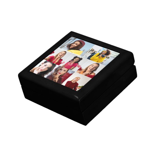 Design Your Own 8 Photo Collage Gift Box (Side)