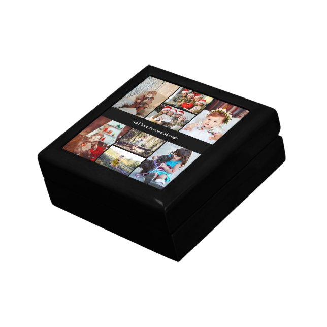 Design Your Own 8 Photo Collage Gift Box (Side)