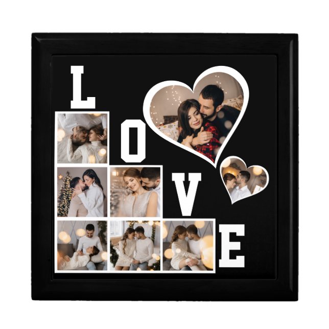 Design Your Own 8 Photo Collage Gift Box (Front)