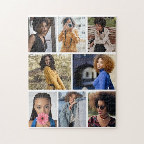 Design Your Own 8 Photo Collage Jigsaw Puzzle