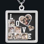 Design Your Own 8 Photo Collage Silver Plated Necklace<br><div class="desc">Customize your photography. You can make this custom product for special occasions like weddings,  birthdays,  Christmas,  Holidays,  Memorials,  Graduation,  Anniversaries,  and more. It can also be given to your best friend,  close friend,  family,  and relatives.</div>