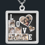 Design Your Own 8 Photo Collage Silver Plated Necklace<br><div class="desc">Customize your photography. You can make this custom product for special occasions like weddings,  birthdays,  Christmas,  Holidays,  Memorials,  Graduation,  Anniversaries,  and more. It can also be given to your best friend,  close friend,  family,  and relatives.</div>