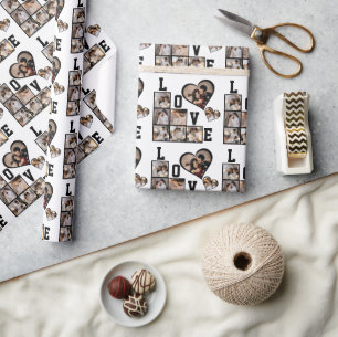 Design Your Own 8 Photo Collage Wrapping Paper